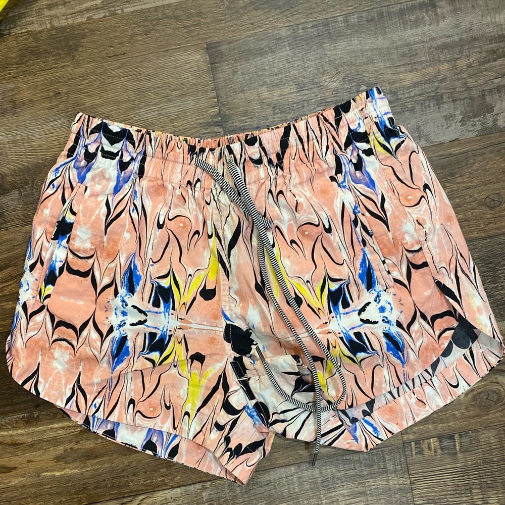 J. Crew Drawstring Watercolor Short